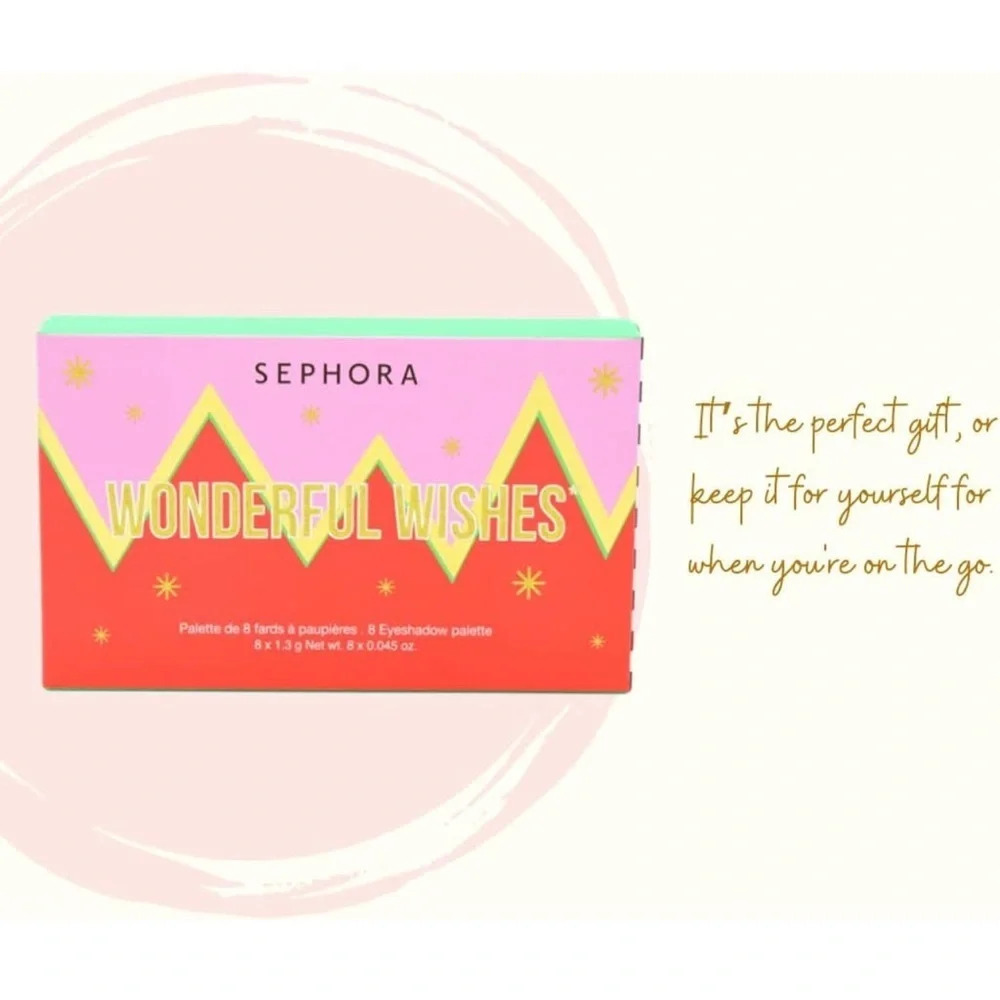 🎉HOST PICK🎉SEPHORA Wonderful Wishes Eyeshadow Palette 8 eyeshadows, NWT - Picture 8 of 9